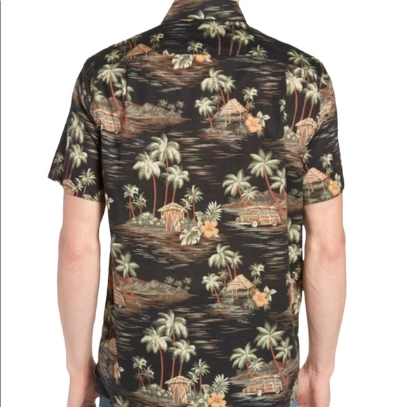 Wallace & Barnes Tropical Print Button Down Shirt - Picture 5 of 8